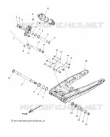 HINTERRADAUFHÄNGUNG ASM., SWING ARM AND SCHOCK