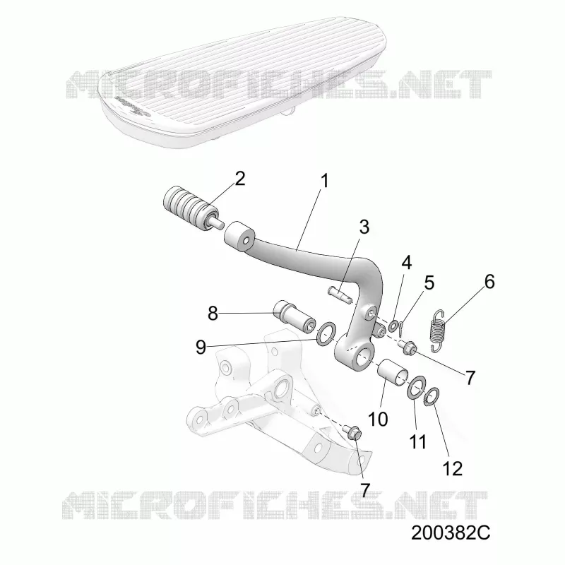 BREMSES, BREMSE PEDAL