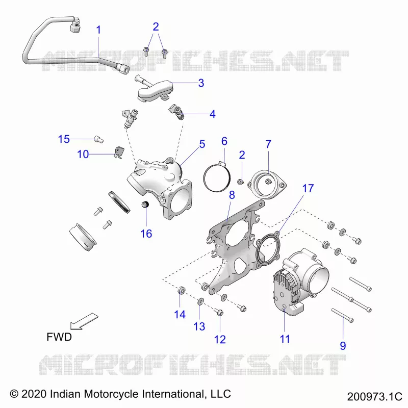 KRAFTSTOFFSYSTEM, FUEL CLAM SHELL/THROTTLE BODY