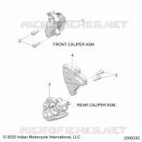 BRAKES, BREMSZANGE VORNE AND REAR