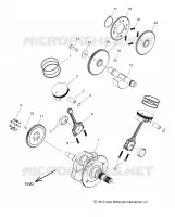 ENGINE, PISTON   KURBELWELLE