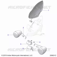 ELEKTRIC, TURN SIGNALS, REAR AND TAILLIGHT