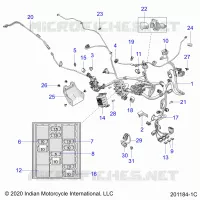 ELEKTRIC, WIRE HARNESS - N22RTT22 (201184