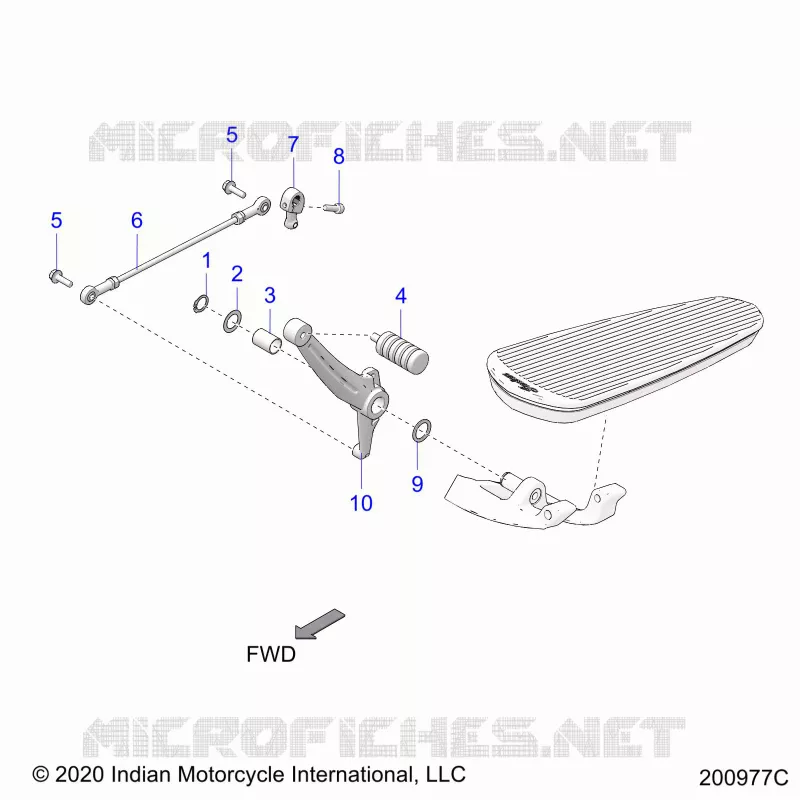ANTRIEB, SHIFT PEDAL AND SHIFT LINKAGE