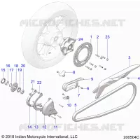 ANTRIEB, SPROCKETS, GUARDS AND CHAIN