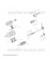DRIVE TRAIN, VERSCHIEBUNG FORKS, RATCHET AND DRUM