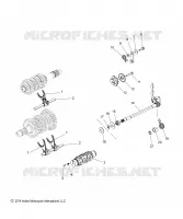 ANTRIEB, SHIFT FORKS, RATCHET AND DRUM
