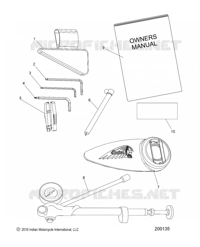 TOOL KIT/OWNERS MANUAL