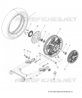REAR WHEEL - N15MSA00AA/AB/AC/AE (49INDIANWHEELRR15SCOUT)