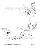 HINTERBREMSE ASM. (NON ABS)