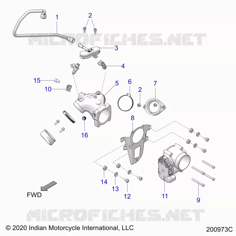 KRAFTSTOFFSYSTEM, FUEL CLAM SHELL/THROTTLE BODY