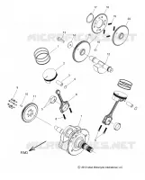 ENGINE, PISTON & CRANKSHAFT