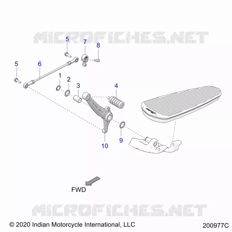 ANTRIEB, SHIFT PEDAL AND SHIFT LINKAGE