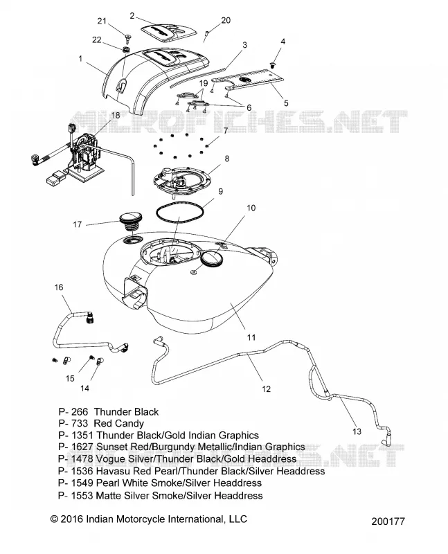KRAFTSTOFFSYSTEM, FUEL TANK ASM.