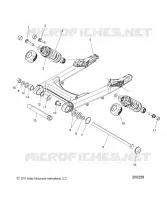 SUSPENSION, REAR ASM., SWING ARM AND SHOCKS