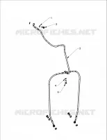 FRONT BRAKE BRAKE LINE - N121C/V/D ALL OPTIONS (INDIANBRAKELINE12CC)