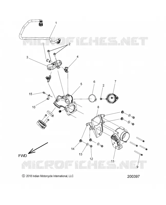 KRAFTSTOFFSYSTEM, FUEL CLAM SHELL/THROTTLE BODY