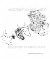 ENGINE, COVER ASM., STATOR  - N15MSA00AA/AB/AC/AE (49INDIANSTATOR15SCOUT)