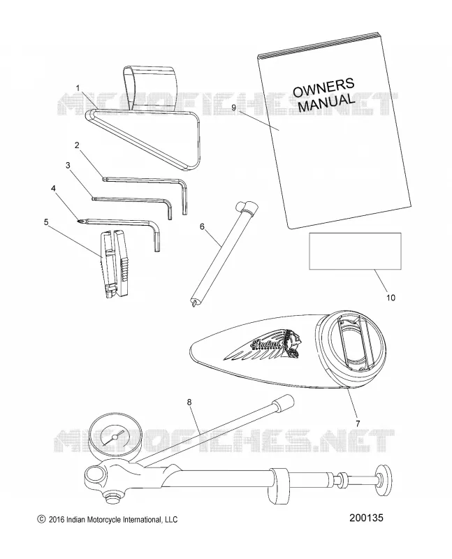 TOOL KIT/OWNERS MANUAL
