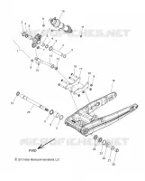 HINTERRADAUFHÄNGUNG ASM., SWING ARM AND SCHOCK