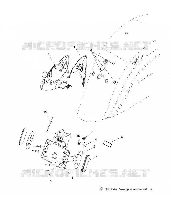 RÜCKLICHT, LICENSE PLATE BRACKET